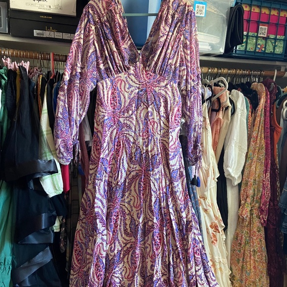 FP Movement by Free People Purple and Pink Asymmetrical Dress - Picture 1 of 6